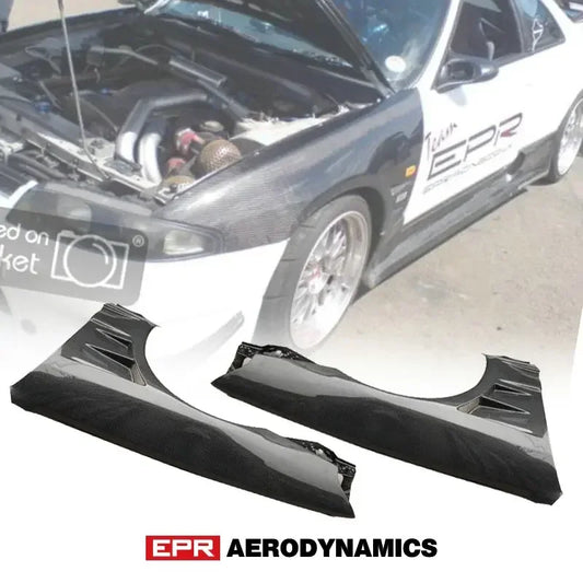 Eprfor Nissan Skyline R33 GTS Carbon Fiber Front Fender Body Kit Auto Tuning Part （No Signal Hole）Car Part