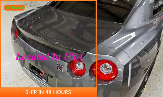 Car-Bodykits for Nissan R35 GTR Carbon Fiber Trunk Boot Lid Glossy Finish GT-R Bootlid Tuning Body Kit Rear Drift Cover
