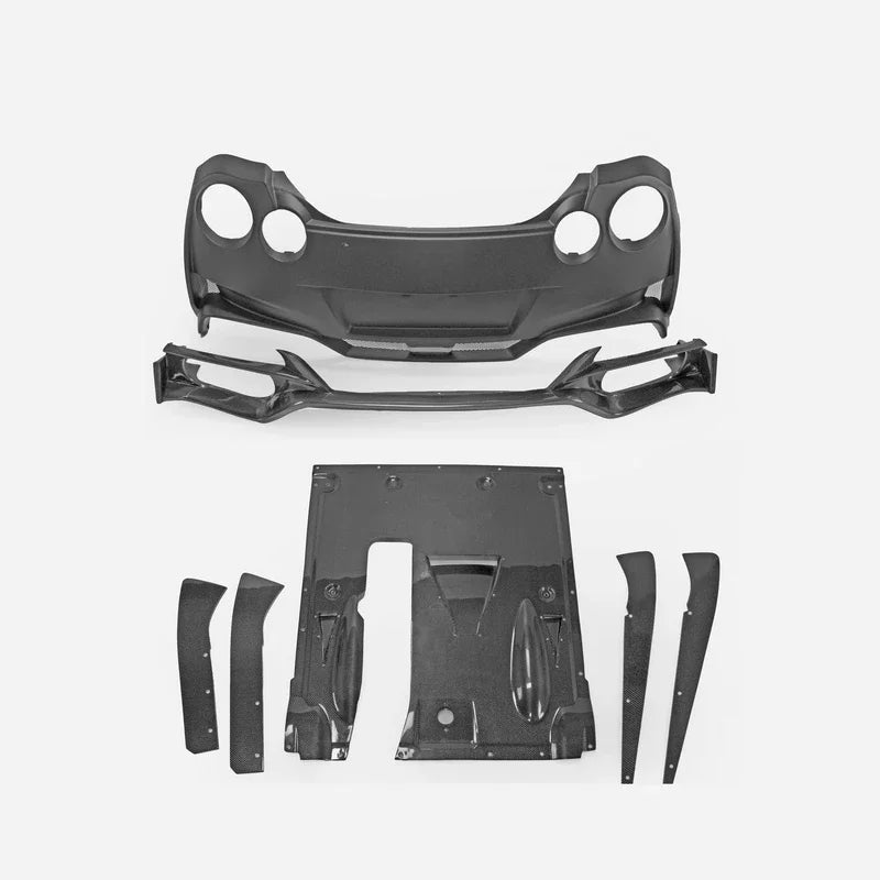 Glass Fiber for R35 GTR VRS19 Type Full Body Kit (Rear Fender, Front Fender, Front Bumper, Side Skirt, Rear Bumper)