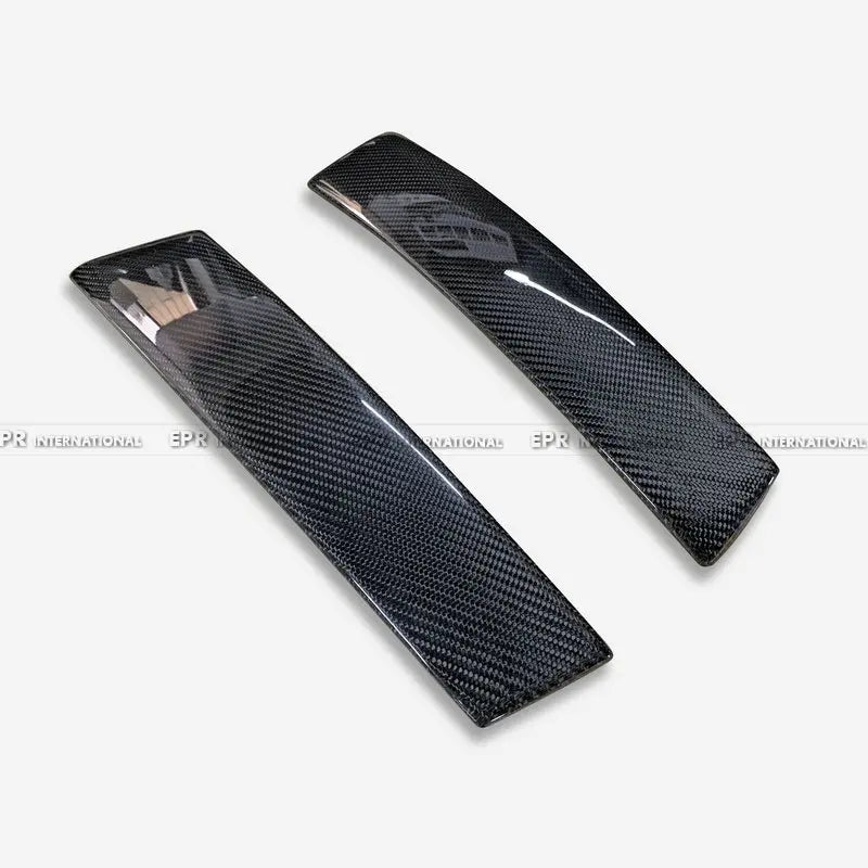 For Nissan Skyline R34 GTR Carbon Fiber B-Pillar Covers - OEM Style Exterior Trim 1999-2002
