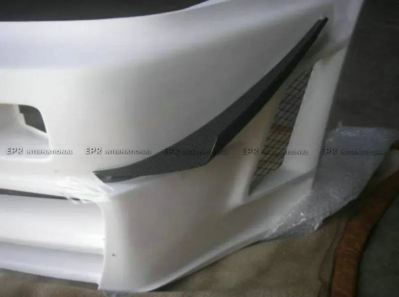 For Nissan Skyline R34 GTR Z-Tune Style Front Bumper Canards (2PCS) Real Carbon Fiber Aero Splitters Nismo 99-02