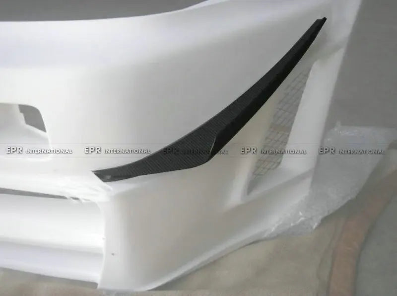 For Nissan Skyline R34 GTR Z-Tune Style Front Bumper Canards (2PCS) Real Carbon Fiber Aero Splitters Nismo 99-02