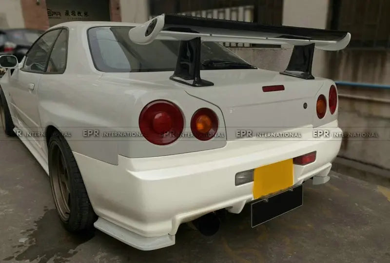 For Nissan Skyline R34 GTT ESB Style FRP Rear Bumper - OEM Fit 1998-2002