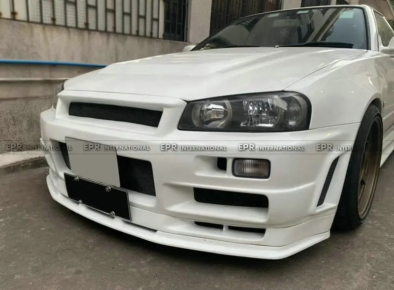 For Skyline R34 GTT GTR Conversion Kit Stune Front Bumper(Can Only Fitted with Conversion Hood)