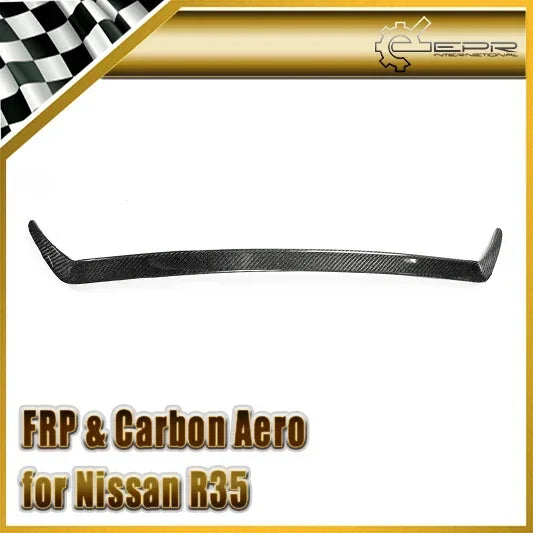 FOR 2008-2011 Nissan GTR R35 OEM Front Bumper Nose Lip, Carbon Fiber, Lightweight, Sleek Design, Perfect Fit