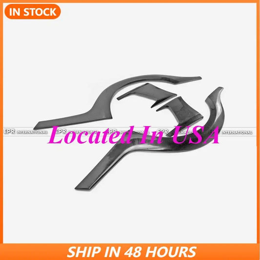 For Nissan R35 GTR 08-17 Rear Fender Flares W/Bumper Spats Addon FRP Unpainted