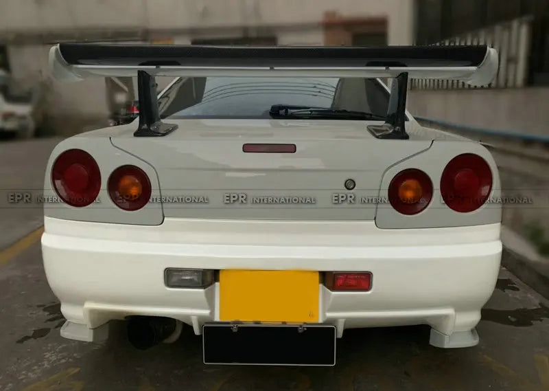 For Nissan Skyline R34 GTT ESB Style FRP Rear Bumper - OEM Fit 1998-2002