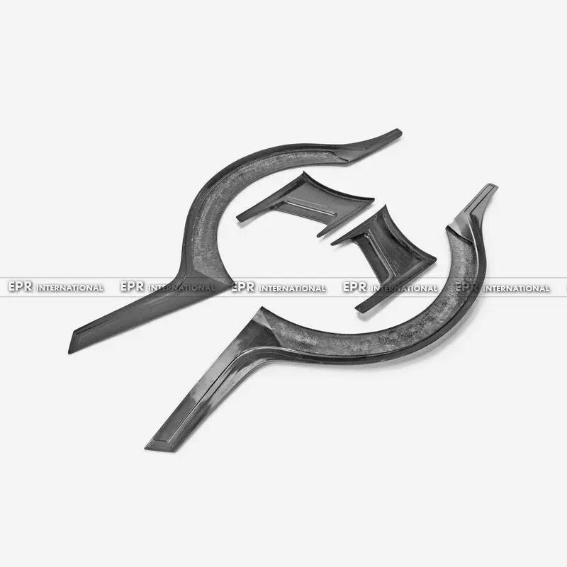 For Nissan R35 GTR 08-17 Rear Fender Flares W/Bumper Spats Addon FRP Unpainted
