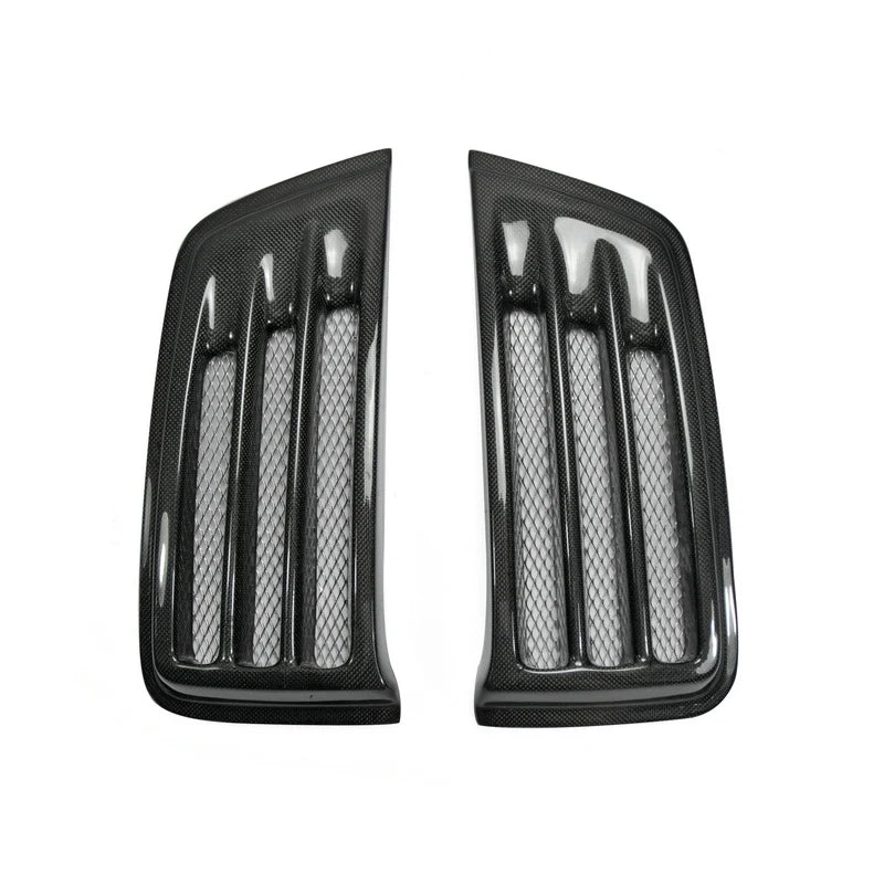 For Nissan R35 GTR 2007-2011 CS Style Rear Bumper Duct - Carbon Fiber/Glass Fiber Cooling Vent for GT-R JDM Aero