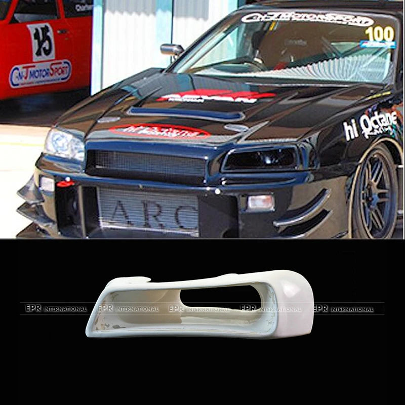 For Skyline R34 GTT GTR Vented Headlight Replacement (Left)