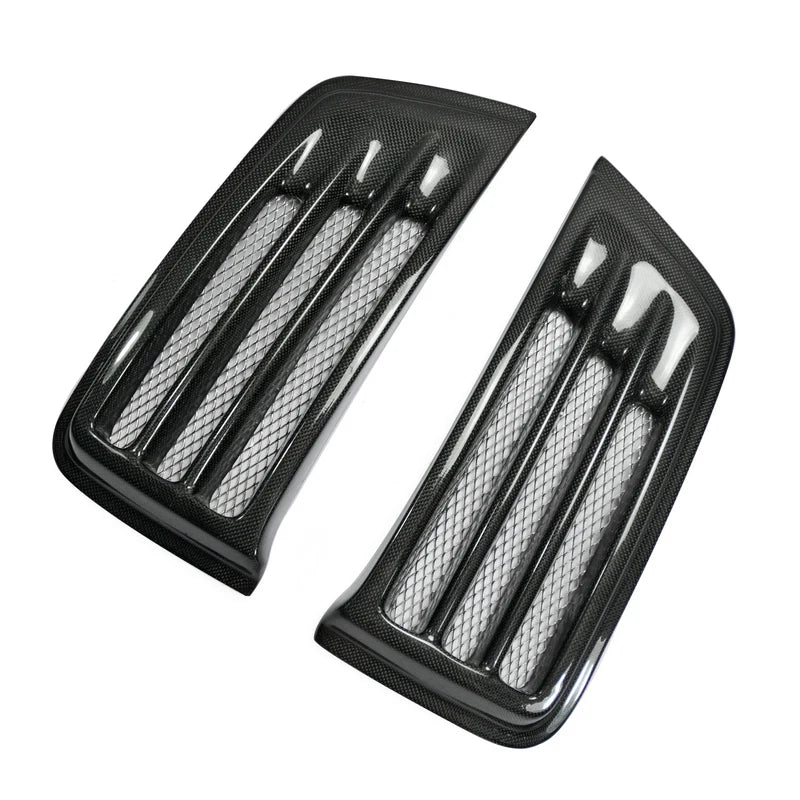 For Nissan R35 GTR 2007-2011 CS Style Rear Bumper Duct - Carbon Fiber/Glass Fiber Cooling Vent for GT-R JDM Aero