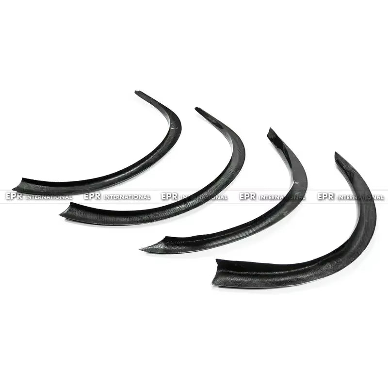 Car Styling for Nissan R34 GTR Superior AC Style Carbon Fiber Fender Flares 4Pcs Glossy Fibre Finish Wheel Arch Body Kit Trim
