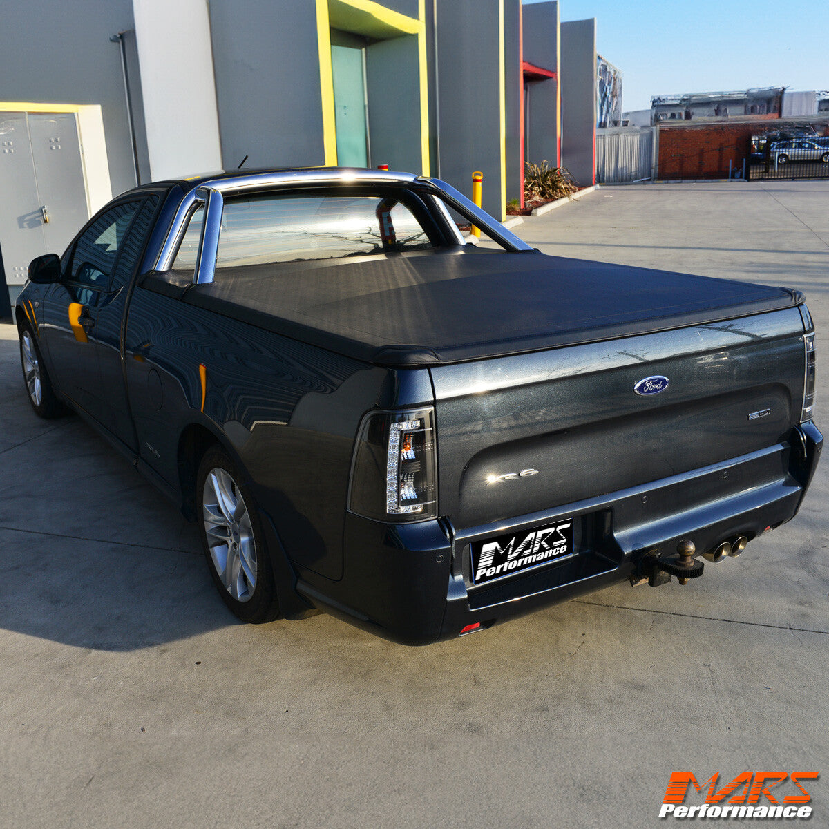 Black LED Tail Lights Ford FG Falcon UTE XR6 XR8 Turbo R6 FPV GS F6 Pursuit