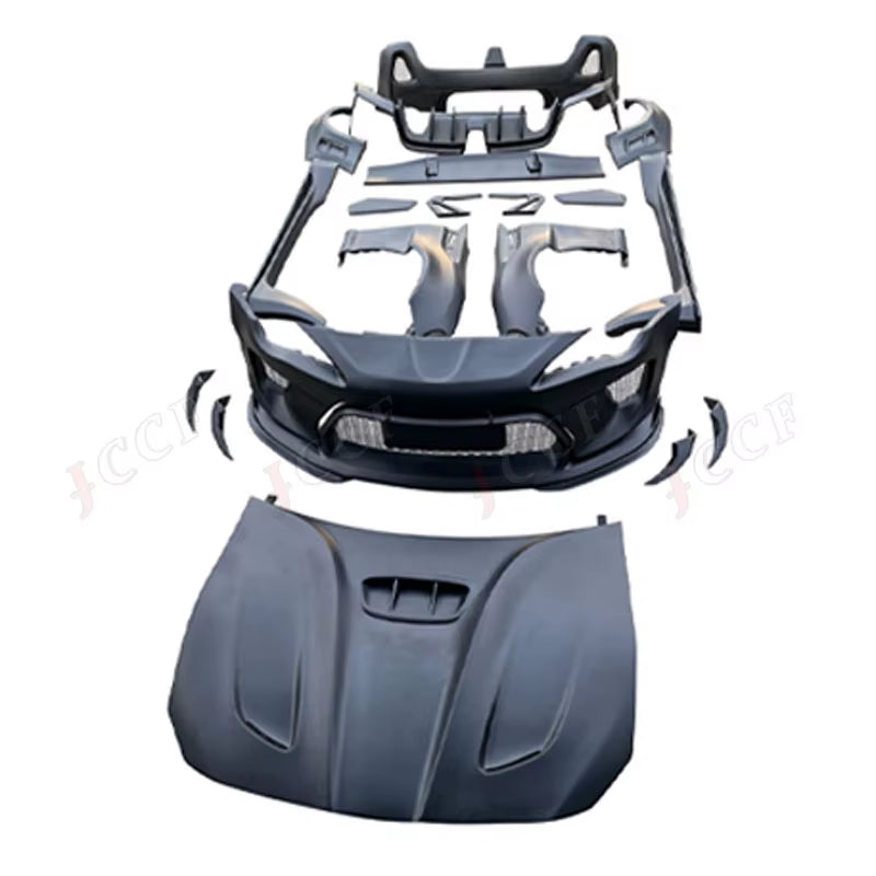 For GT86 Subaru BEZ Body Kit 86 BRZ Upgraded ROBOT Style Wide Body Kit with Front and Rear Bumper Spoilers Body Kit