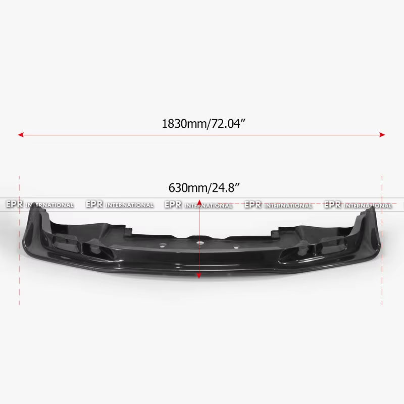 For Nissan Skyline R34 GTR Autoselect Front Lip W/ Undertray - Carbon Fiber Splitter 1999-2002