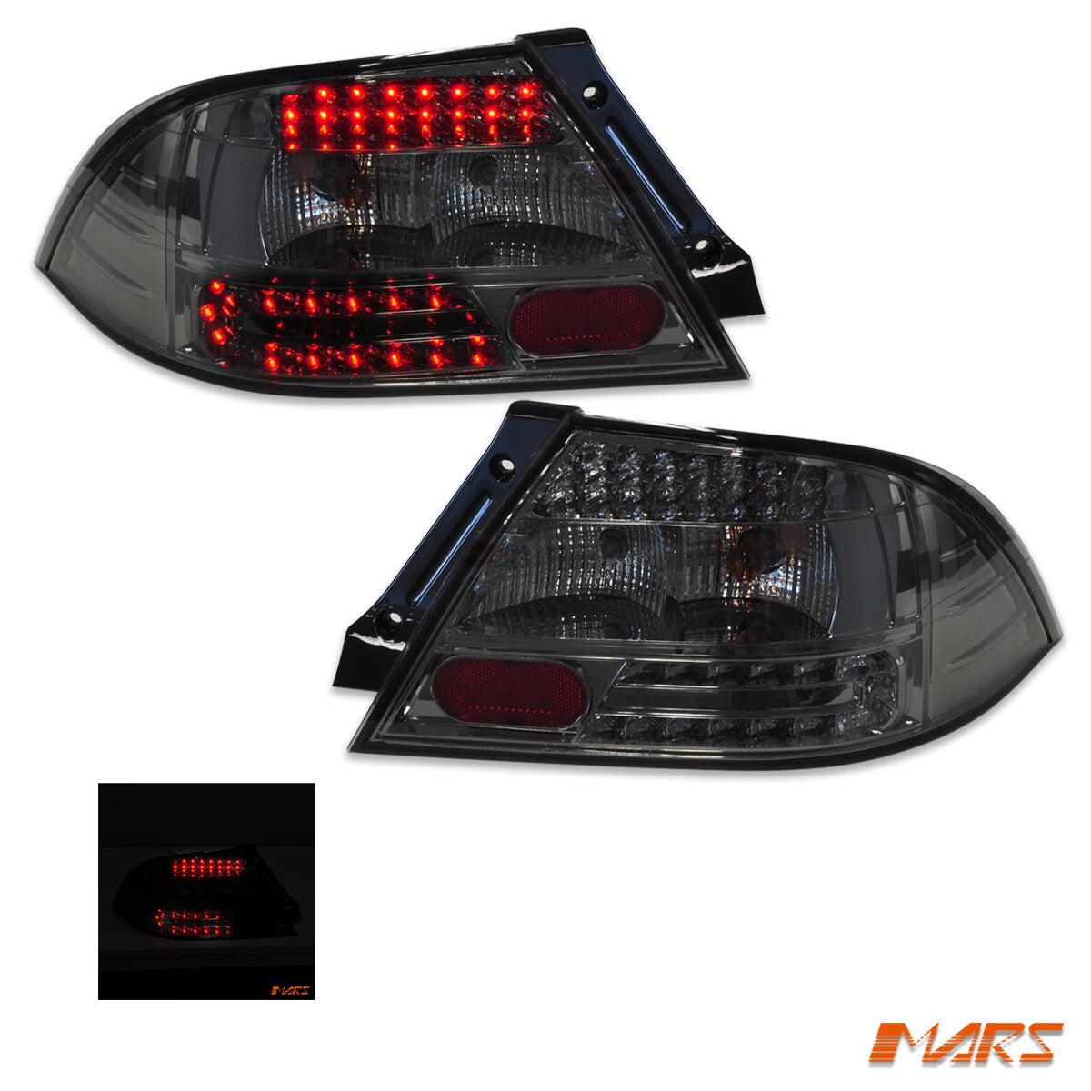 Smoked LED Tail Lights for MITSUBISHI LANCER CH 2003-2007 Sedan VRX