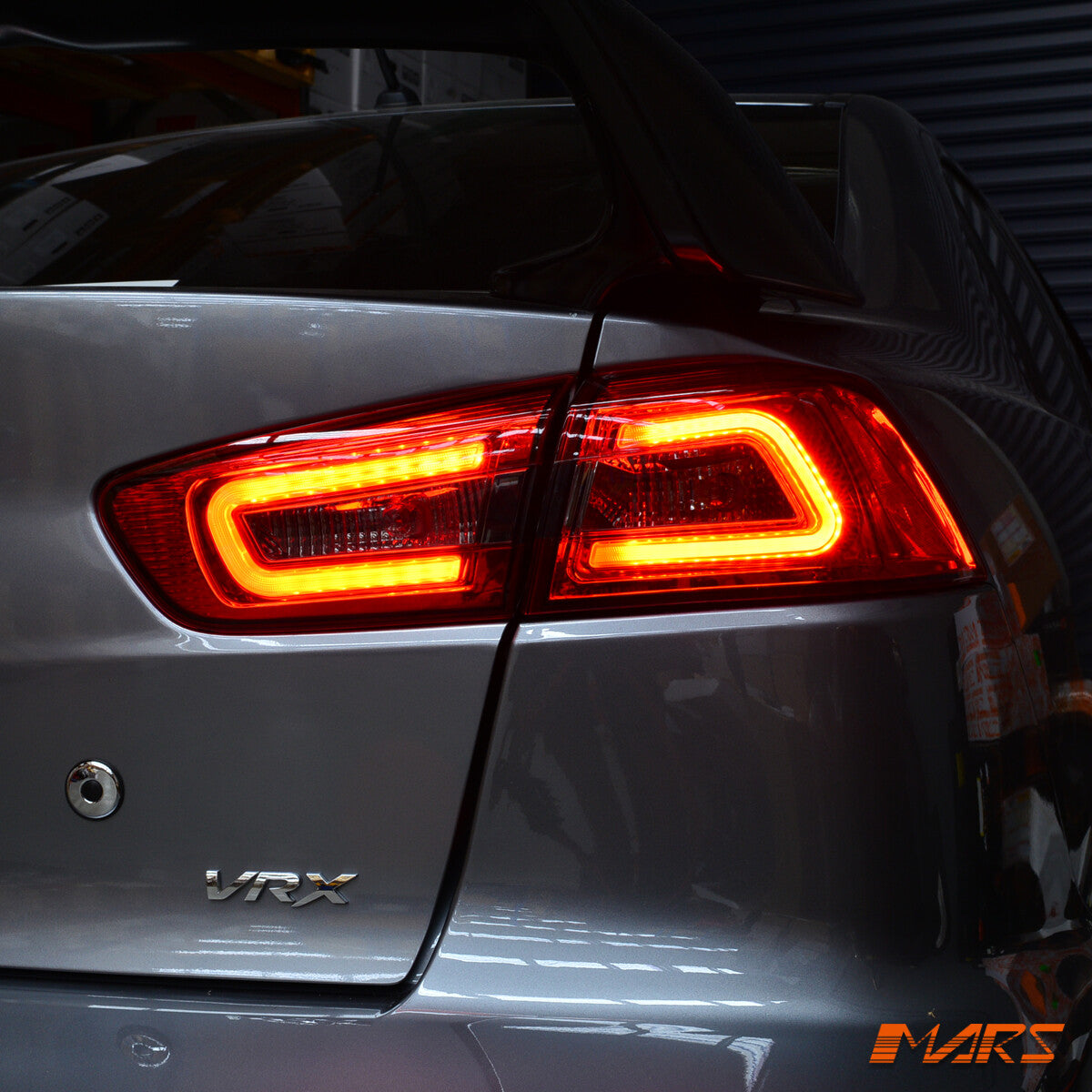 MARS Smoked Red 3D LED Tail Lights for MITSUBISHI LANCER CJ CF SEDAN 07-19 EVO X
