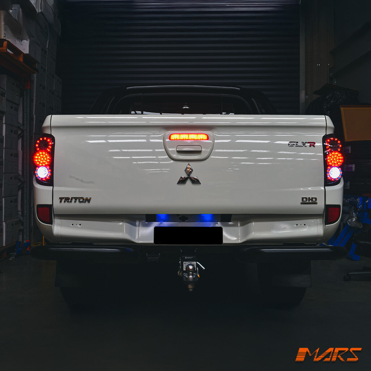 Smoked Black LED Tail Lights for MITSUBISHI TRITON 2006-2014 ML MN UTE PICK UP