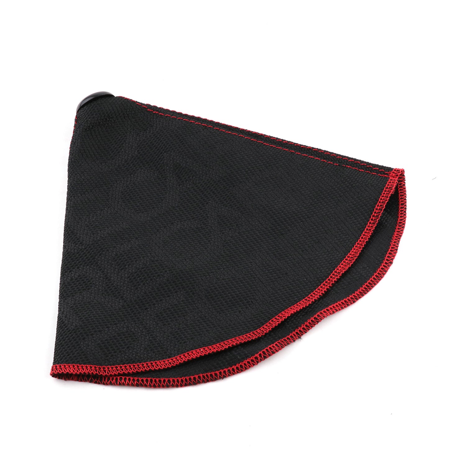JDM Style Recaro Black Racing Hyper Fabric Shift Boot Shift Knob Cover MT/AT