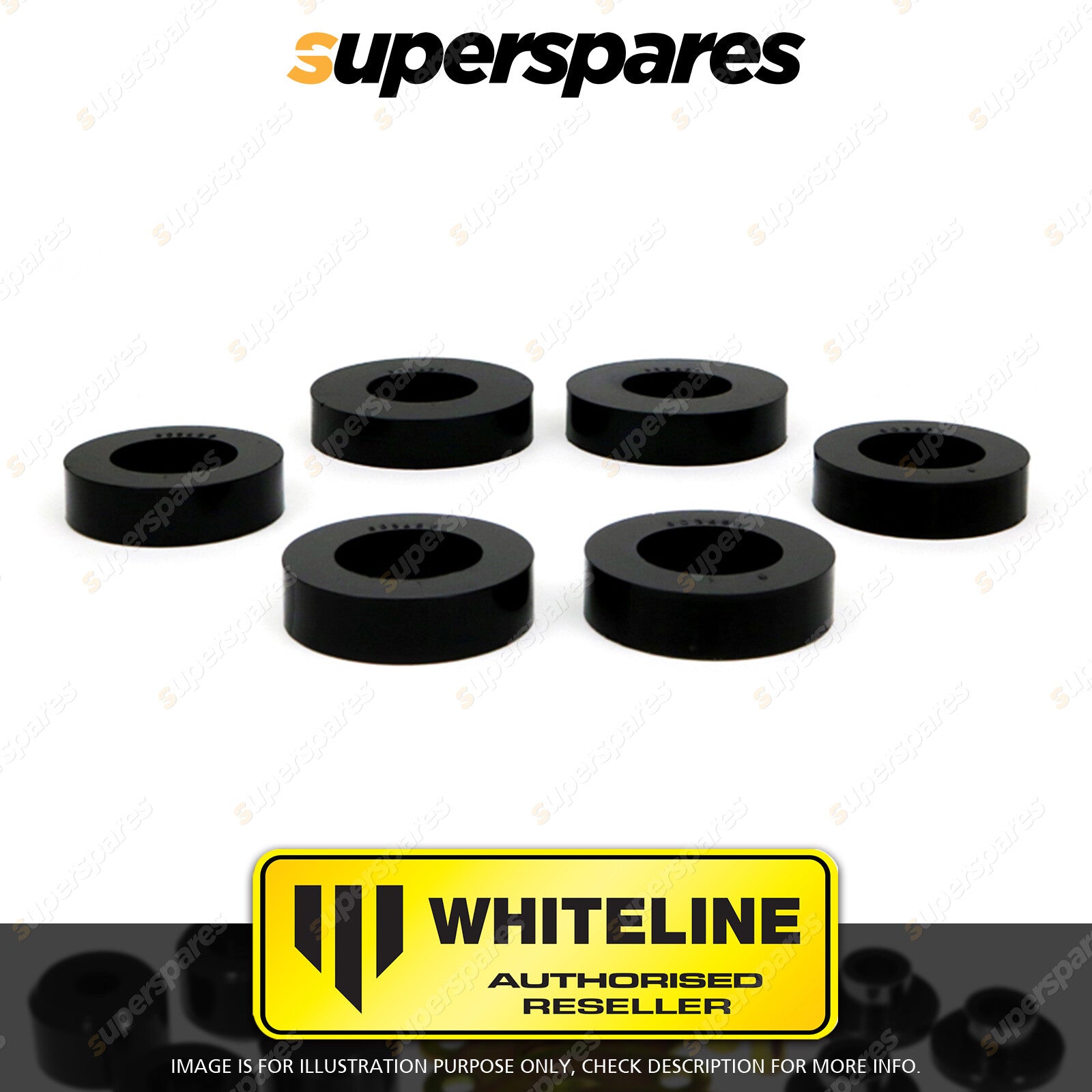 Whiteline Rear Subframe Align Lock Kit Bushing for NISSAN SKYLINE R32 R33 R34