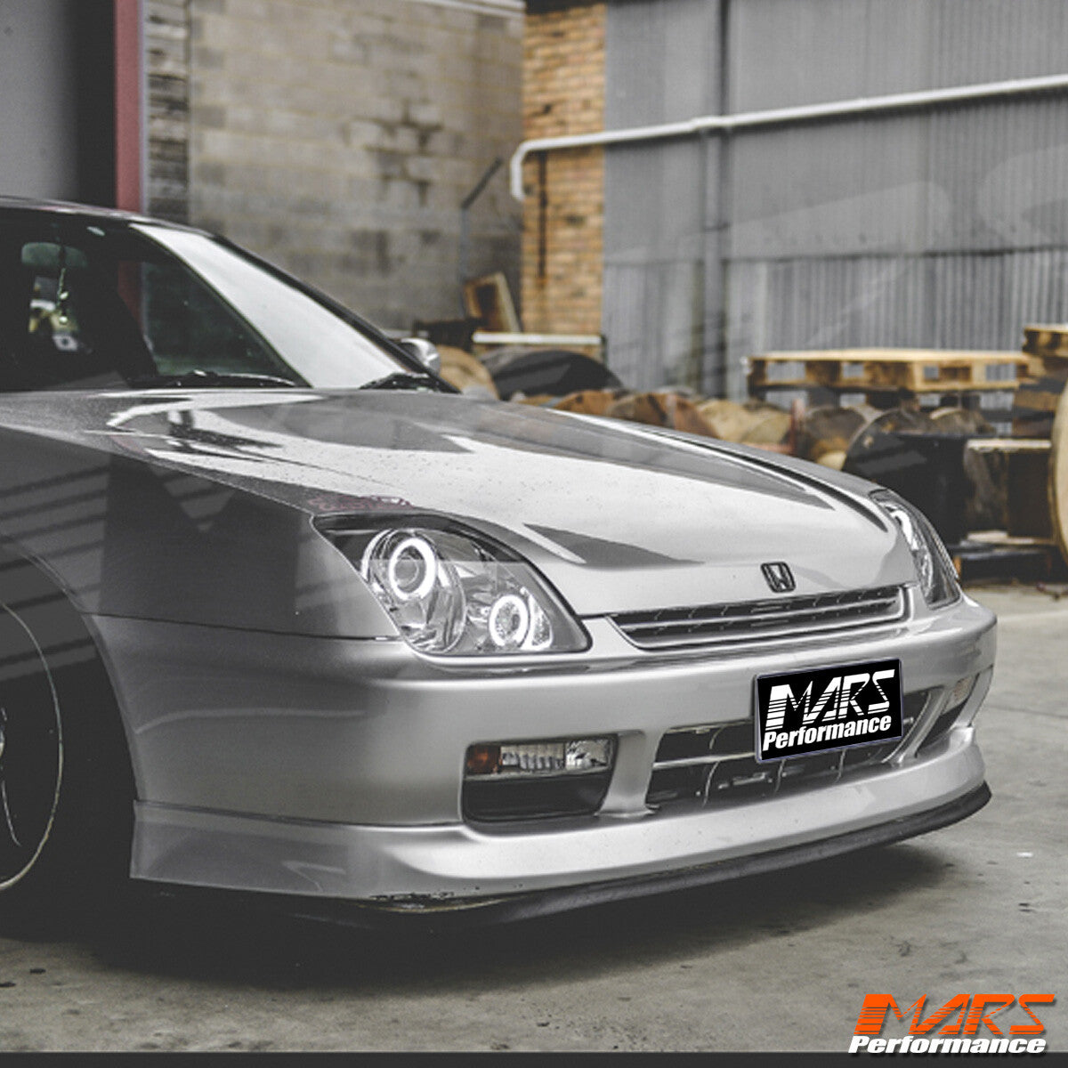 Crystal CCFL Angel-Eyes Projector Head Lights for Honda PRELUDE 1997-2001 JDM