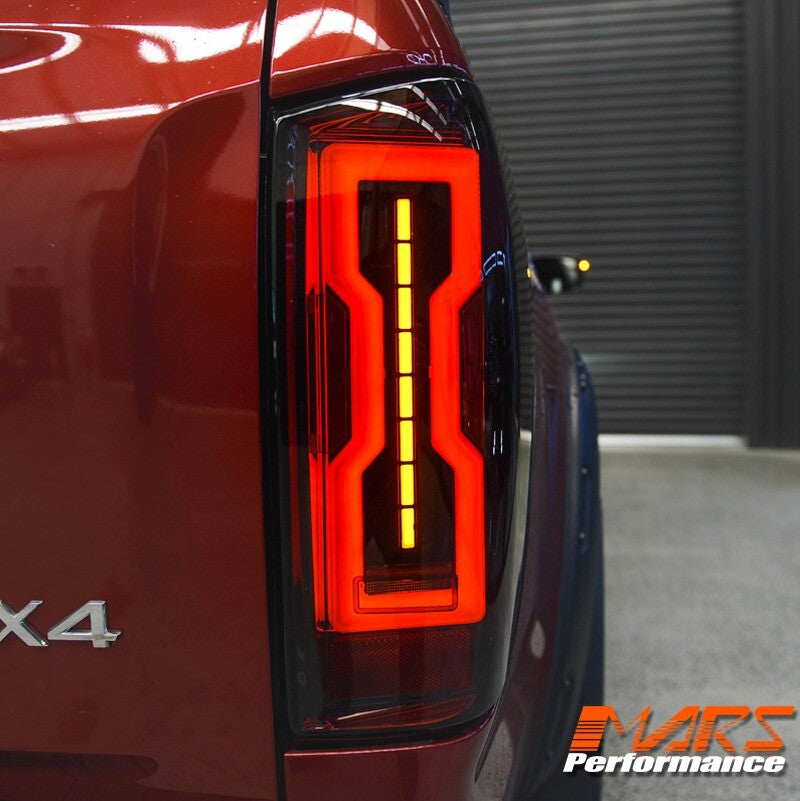 Smoke Full LED Sequential Indicator Tail Lights for MAZDA BT-50 UTE TF 2020-2024