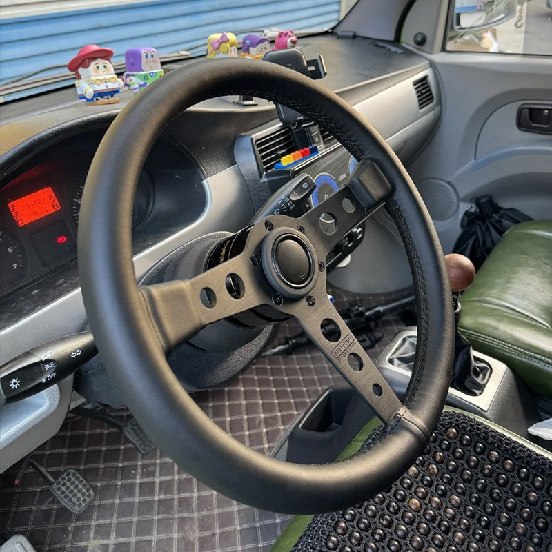 P5 BLACK EDITION Prototipo 350Mm Steering Wheel Fit for MOMO OMP HKB NRG D1 Hub