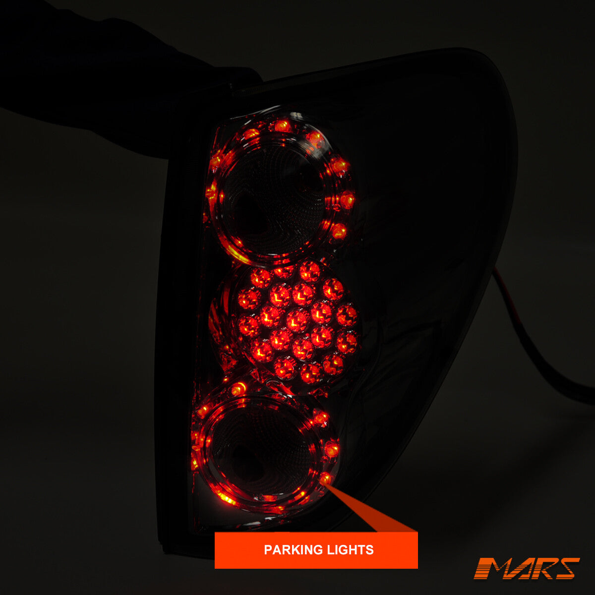 Smoked Black LED Tail Lights for MITSUBISHI TRITON 2006-2014 ML MN UTE PICK UP