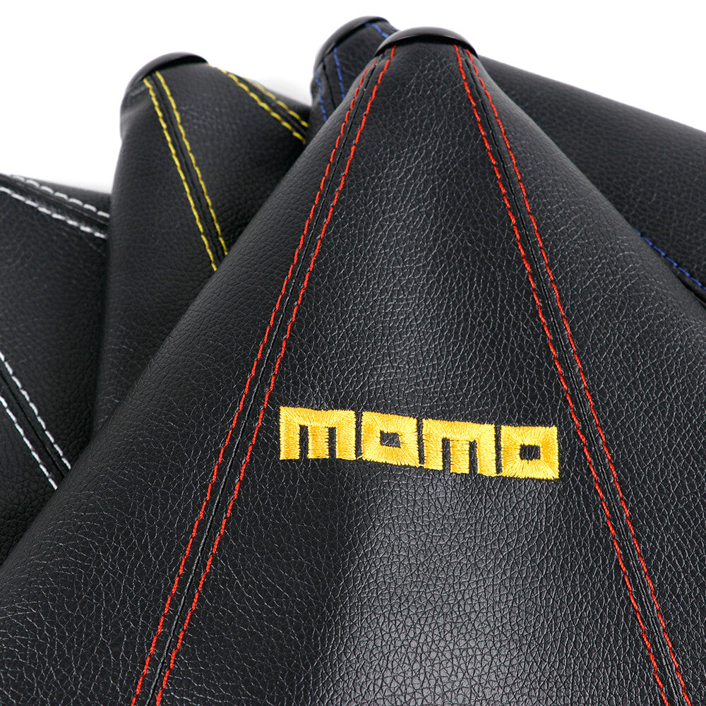MOMO Manual Car Pvc Leather Gear Shift Knob Boot Stick Shifter Gaiter Cover