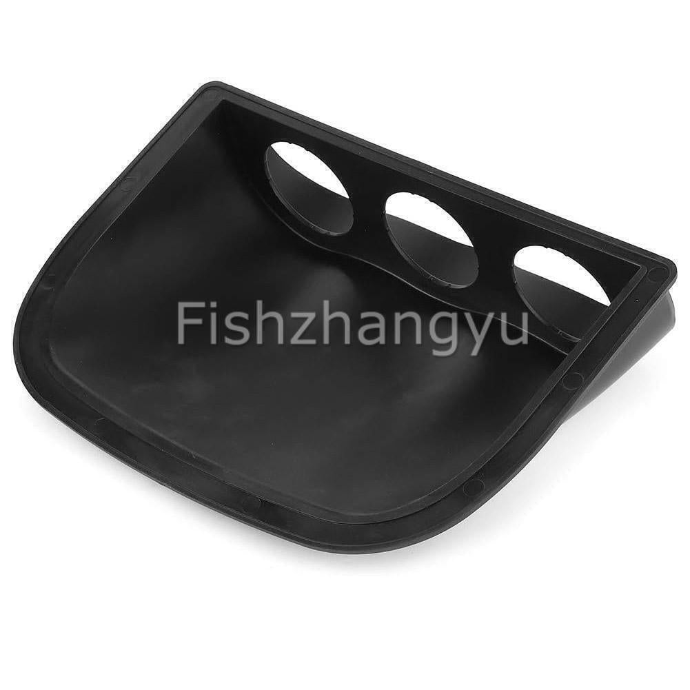 52Mm 2" Triple 3 Hole Dashboard Gauge Holder Pod Car Meter Mount Bracket Black
