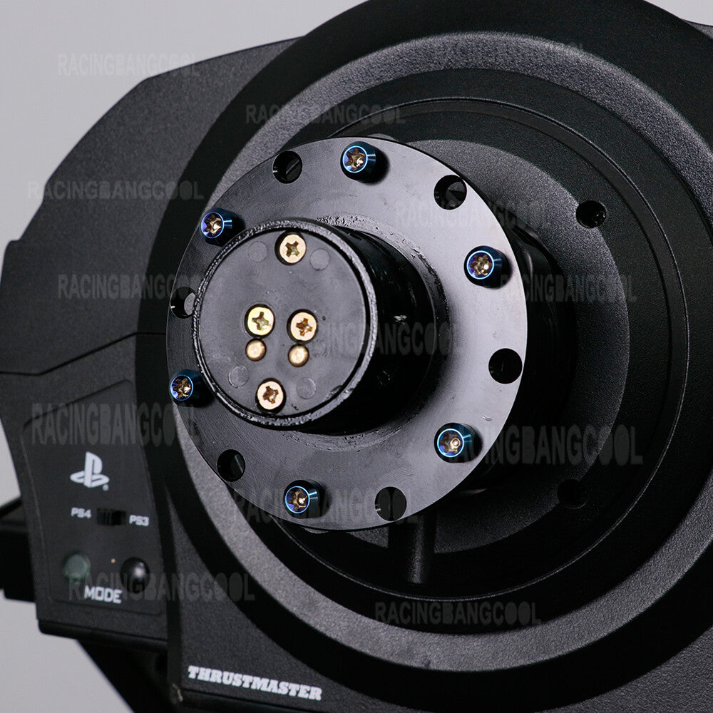 6Pcs Burnt Blue Steering Wheel Quick Release Hub Bolts Screws for Momo Nardi NRG