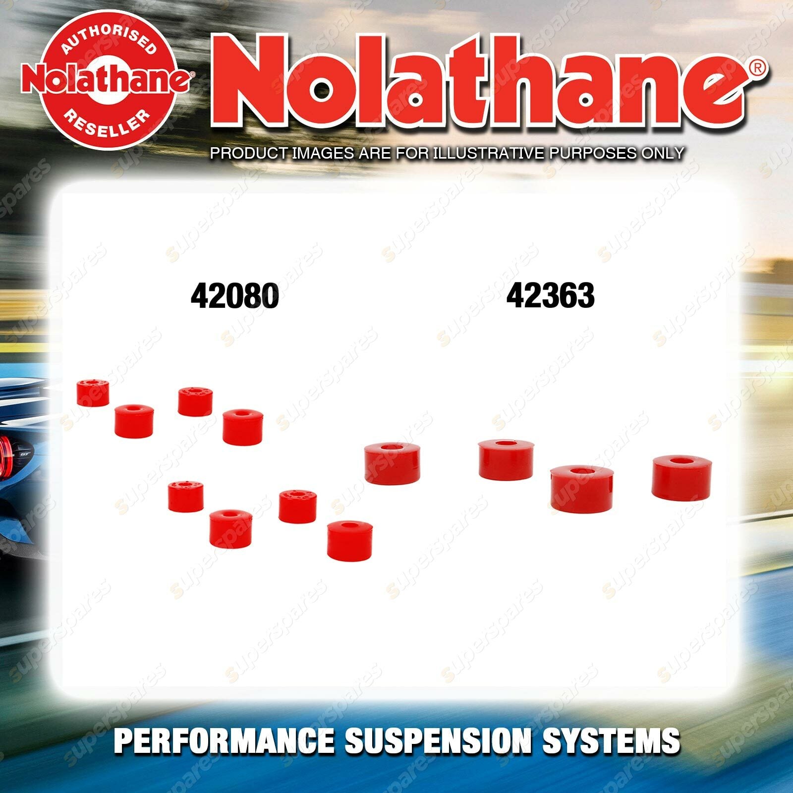 Nolathane Sway Bar Link Bush Kit for NISSAN 180SX S13 4CYL 1984-1996