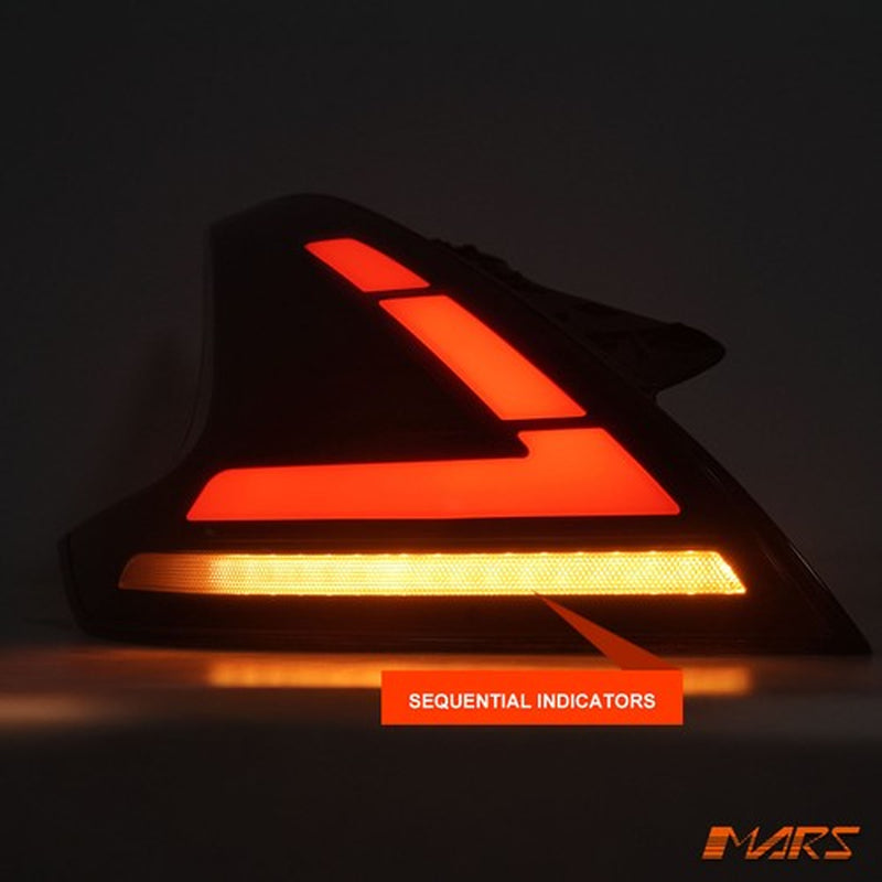 Smoked Full LED Tail Lights with Sequential Indicator for Nissan Z34 370Z 08-21