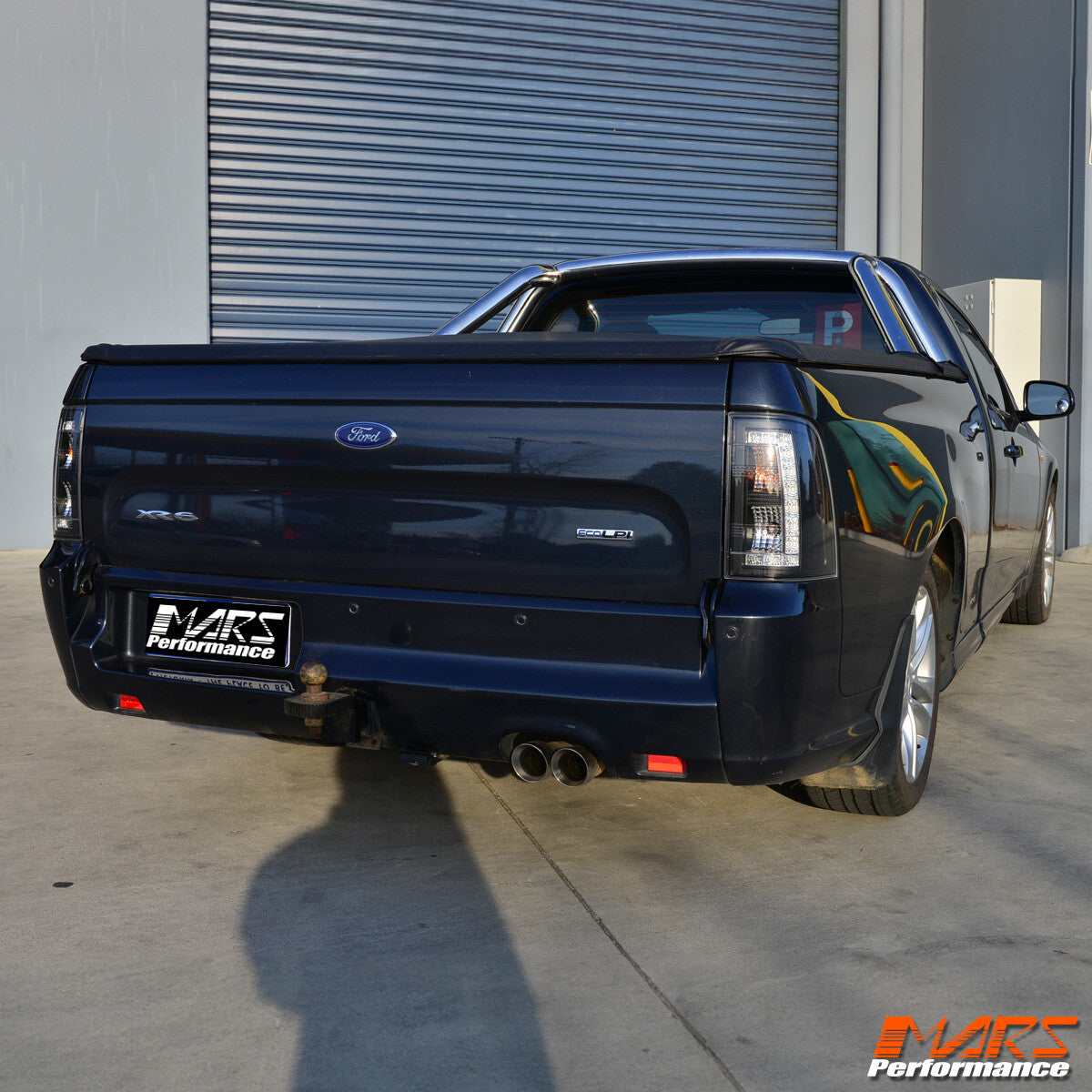 Black LED Tail Lights Ford FG Falcon UTE XR6 XR8 Turbo R6 FPV GS F6 Pursuit