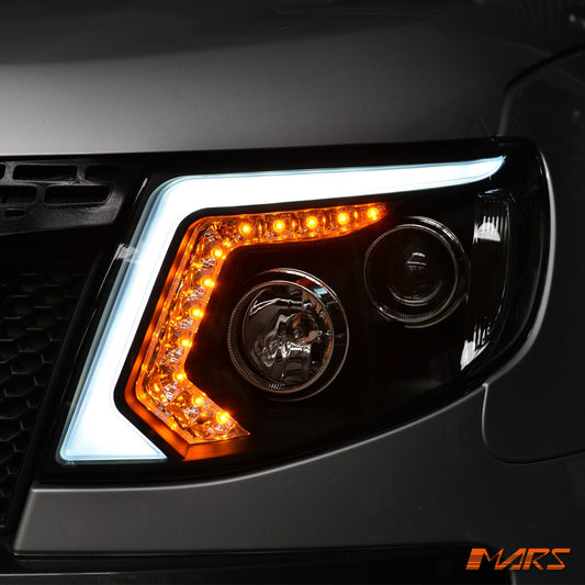 DRL LED Projector Sequential Indicator Head Lights for Ford Ranger PX MK1 11-15
