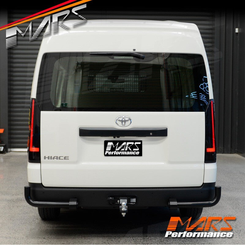 For Toyota Hiace VAN 20-24 Smoke Black Full LED Sequential Indicator Tail Lights
