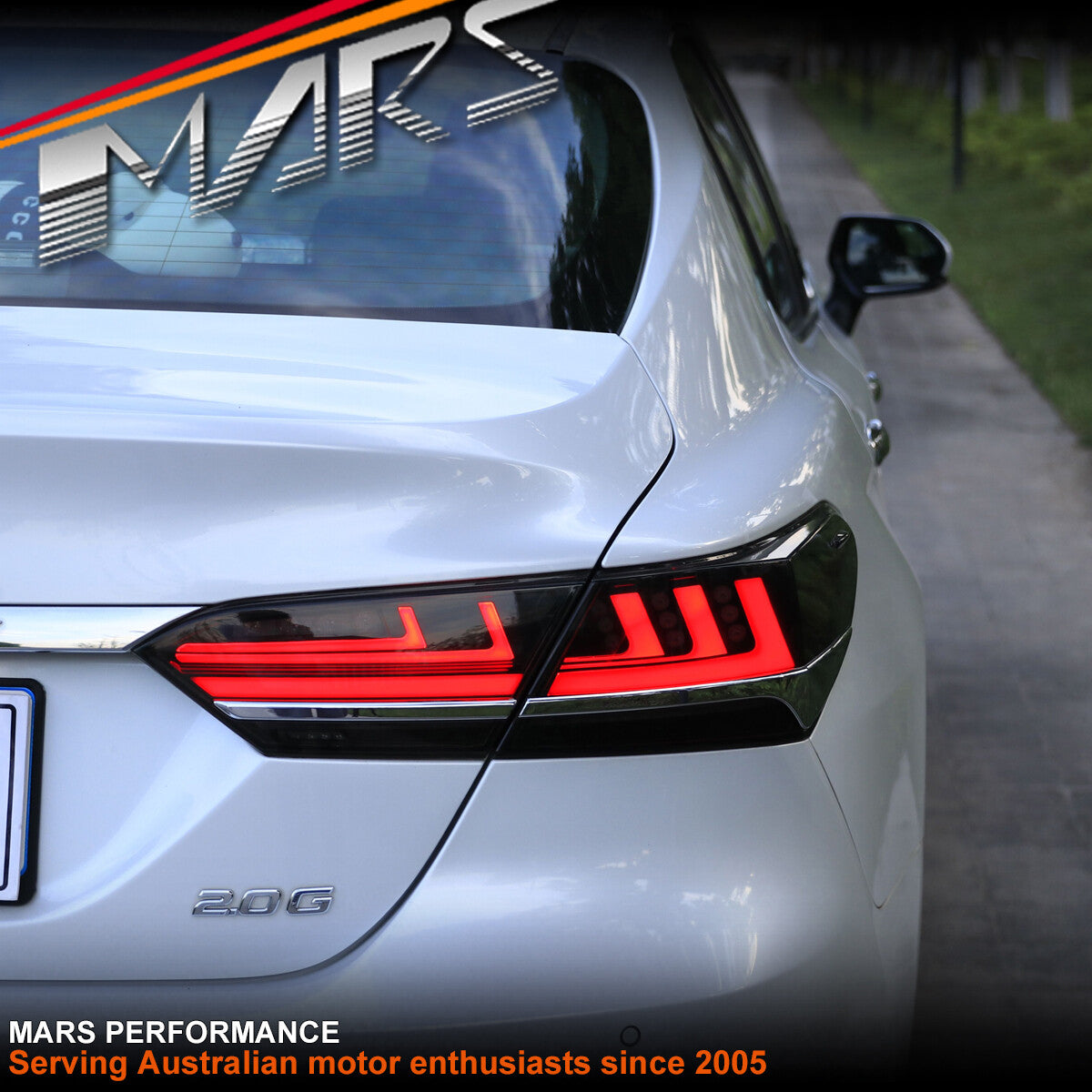 3D Stripe Bar Full LED Sequential Indicator Tail Lights for Toyota Camry 2018-22