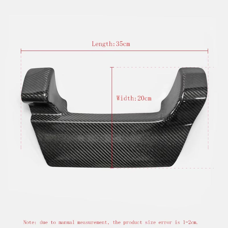For Nissan Skyline R34 GTR Carbon Fiber Rear Bumper Heat Shield - OEM Bumper Only 1999-2002