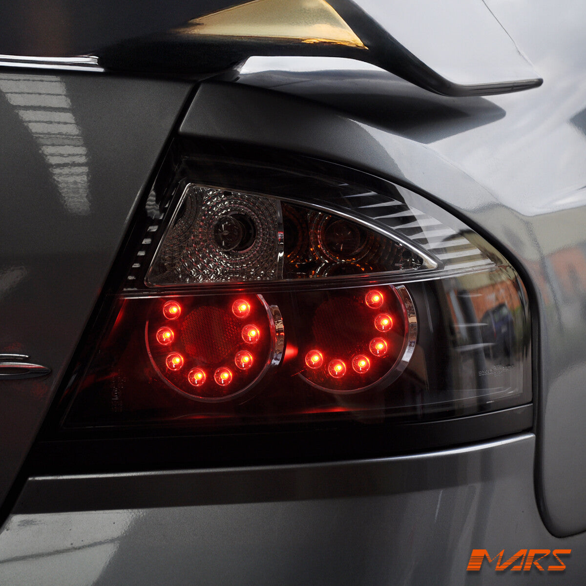 Black LED Altezza Tail Lights Ford Falcon Fairmont FPV BA BF Sedan XR6 XR8 Turbo