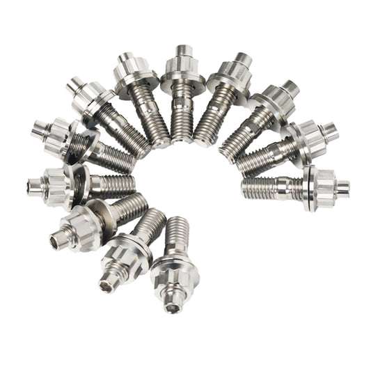 Titanium Exhaust Stud Kit for Ford Falcon Barra 6 Ti 6Al-4V Grade 5 12Pcs