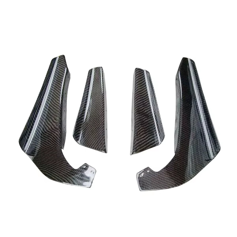 For Nissan Skyline R34 GTR Front Bumper Canards (4PCS) - Carbon Fiber Aero Splitters 1999-2002