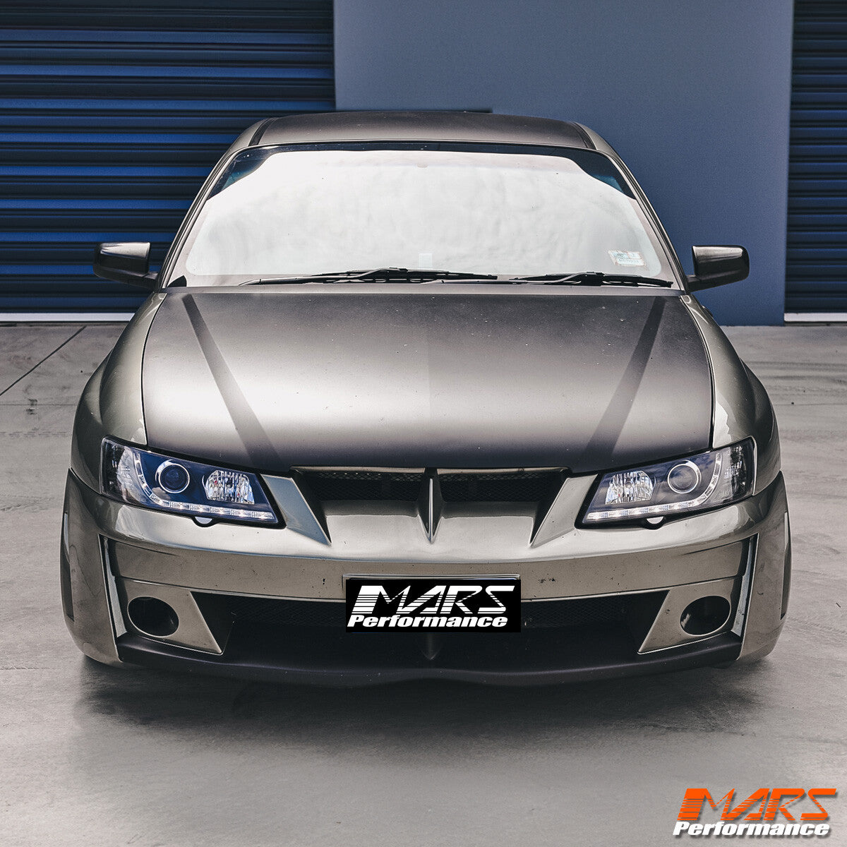 Black DRL LED Projector for Head Lights Holden Commodore VY UTE SEDAN WAGON