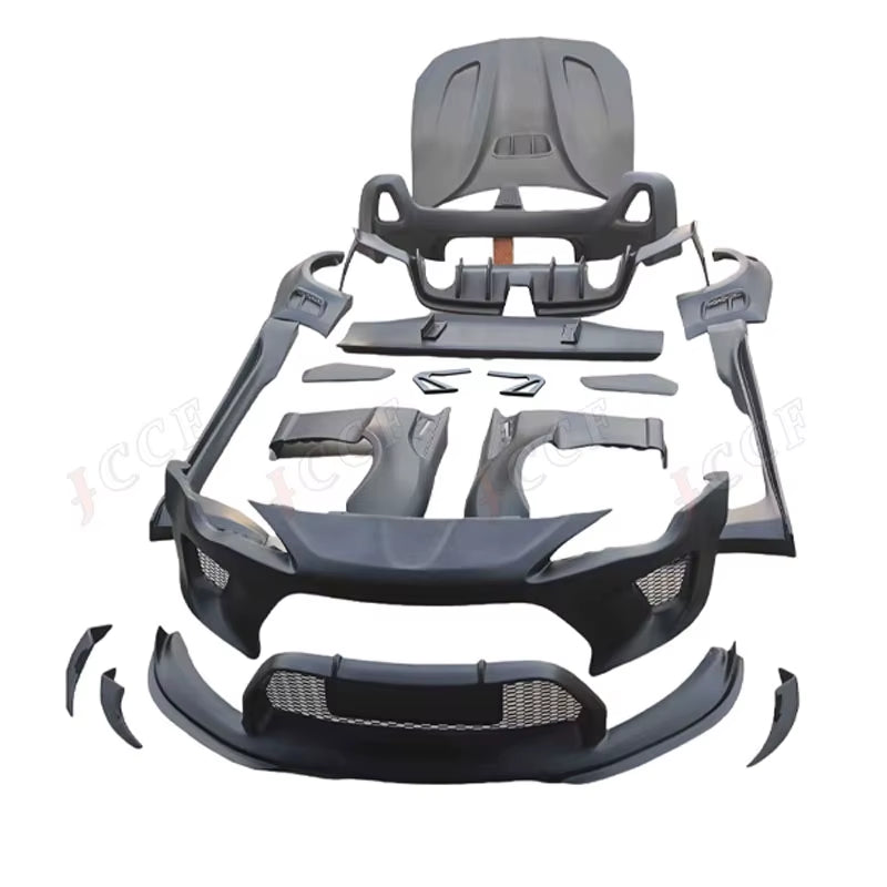 For GT86 Subaru BEZ Body Kit 86 BRZ Upgraded ROBOT Style Wide Body Kit with Front and Rear Bumper Spoilers Body Kit