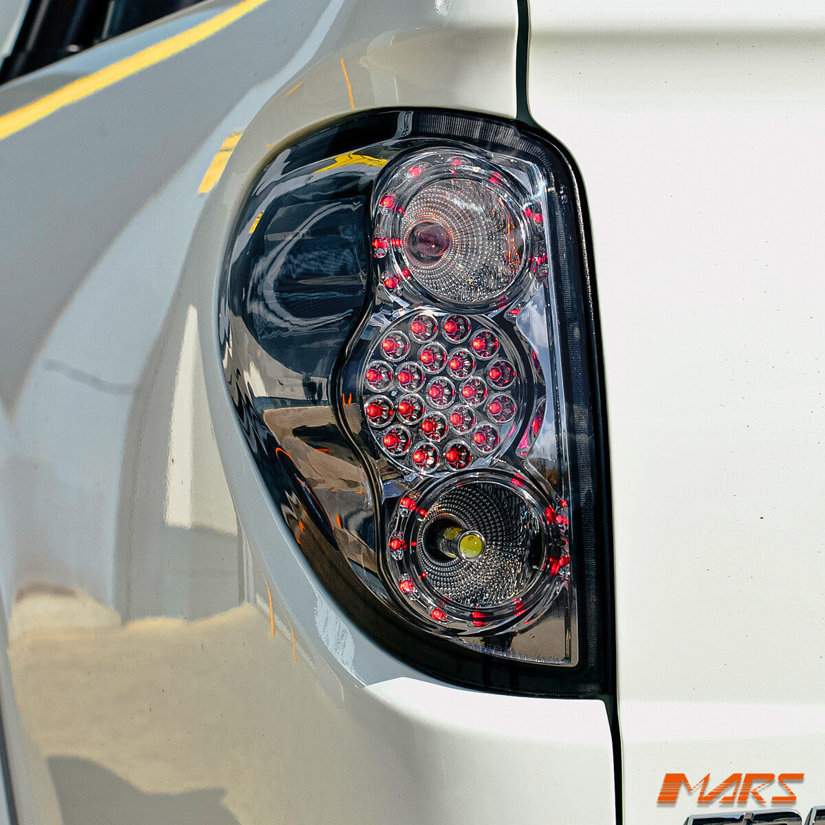 Smoked Black LED Tail Lights for MITSUBISHI TRITON 2006-2014 ML MN UTE PICK UP