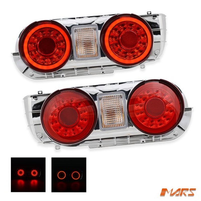 R35 GTR Style LED Tail Lights for Nissan R32 Skyline Coupe GTS-T GT-R RB250DET