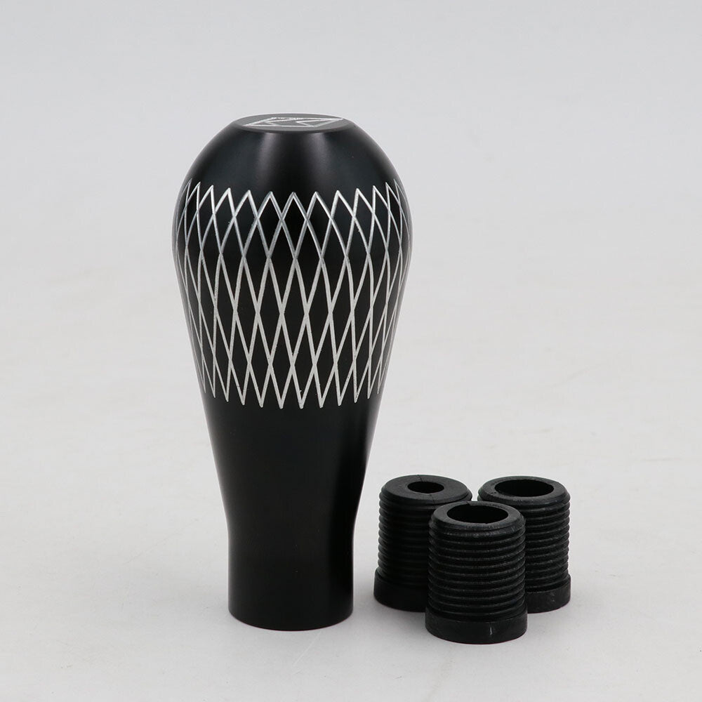K-TUNED Black Aluminum Gear Shift Knob + Extender Adjustable Shifter Lever