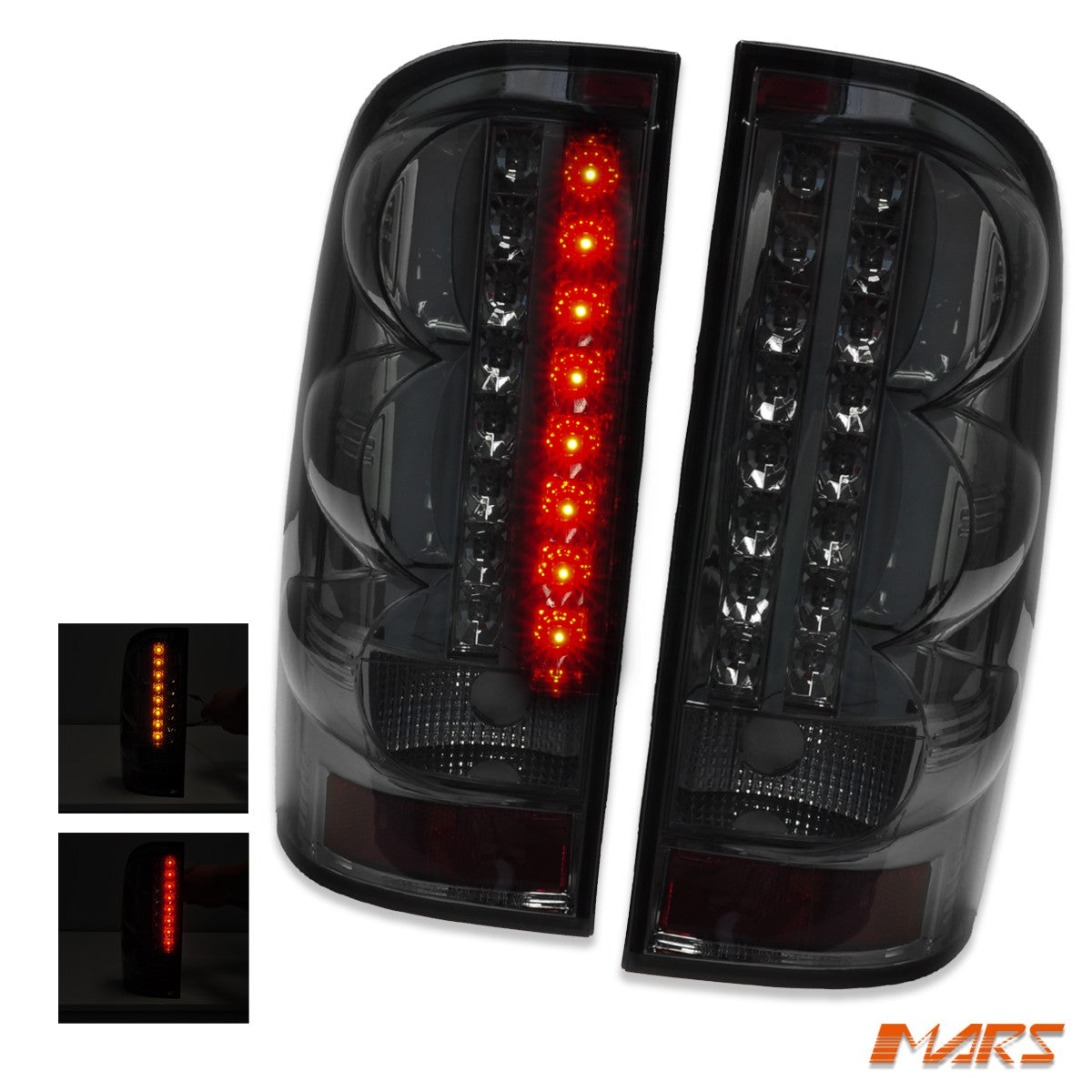 Smoked LED Indicator Tail Lights for Toyota Hilux Vigo 2004-2005 UTE Pick up SR5