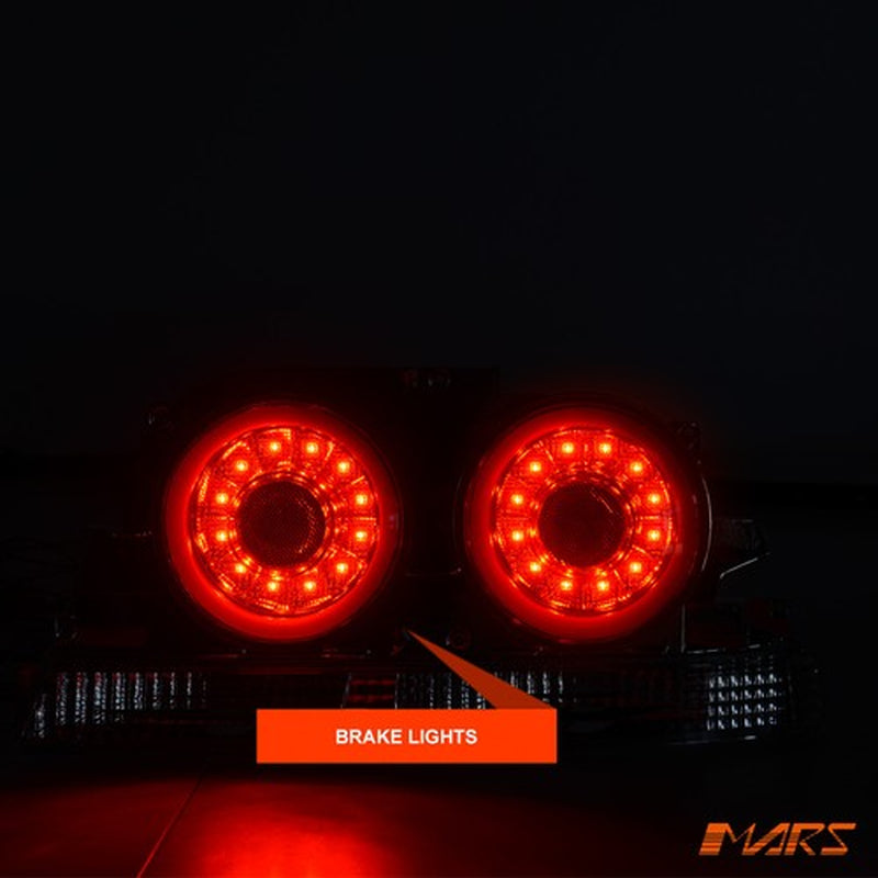 R35 GTR Style Red LED Tail Lights for R33 Skyline Coupe GTS-T GT-R GT-T RB250DET