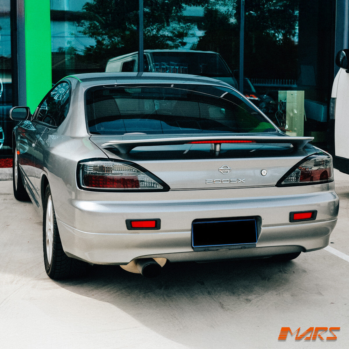 YOSHIO STYLE Smoked Black LED Tail Lights for NISSAN Silvia 200SX S15 Coupe