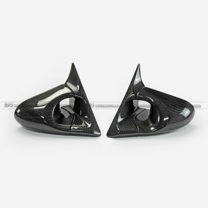 For Nissan Skyline HR34 Sedan RHD Carbon Fiber Aero Mirrors (4DR) - Direct Fit OEM Style